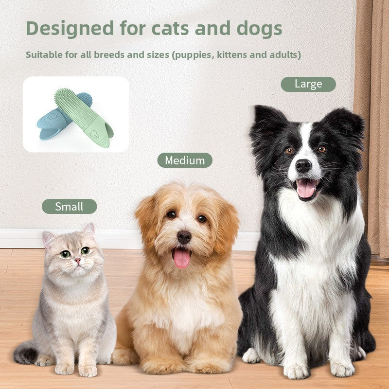 DozyPaws Silicone Pet Finger Toothbrush