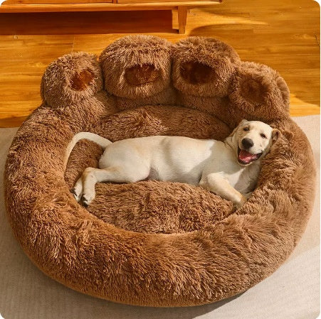 DozyPaws Bear Paw Sleeping Bed