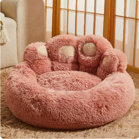 DozyPaws Bear Paw Sleeping Bed