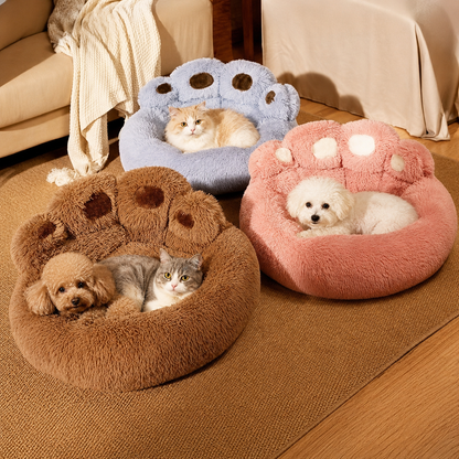 DozyPaws Bear Paw Sleeping Bed