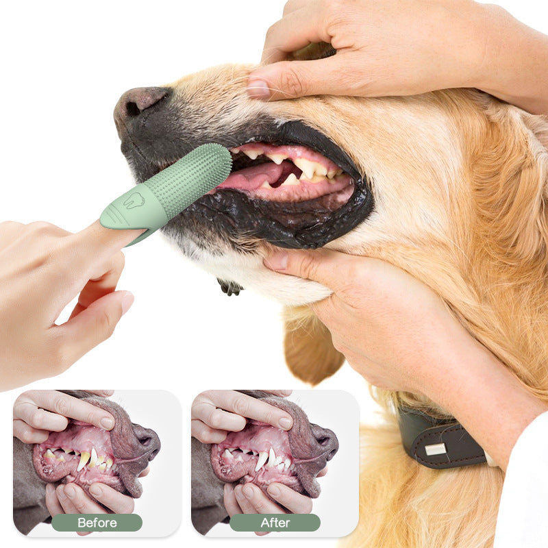 DozyPaws Silicone Pet Finger Toothbrush