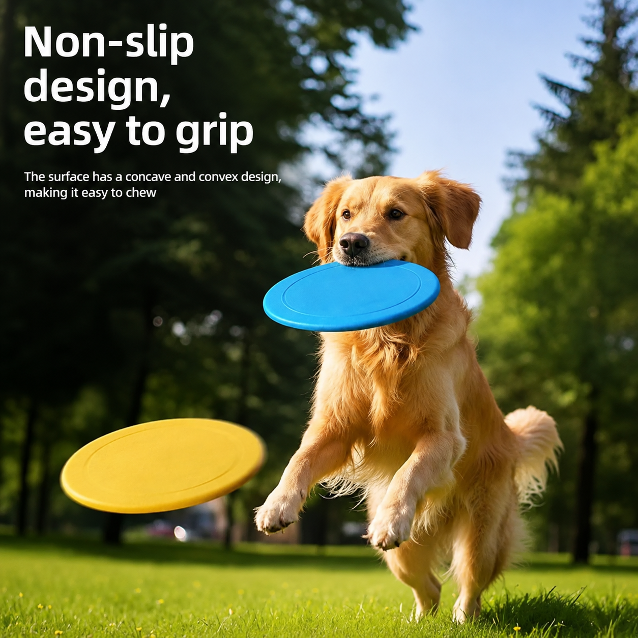 DozyPaws Dog Frisbee Bite Resistant Training Toy