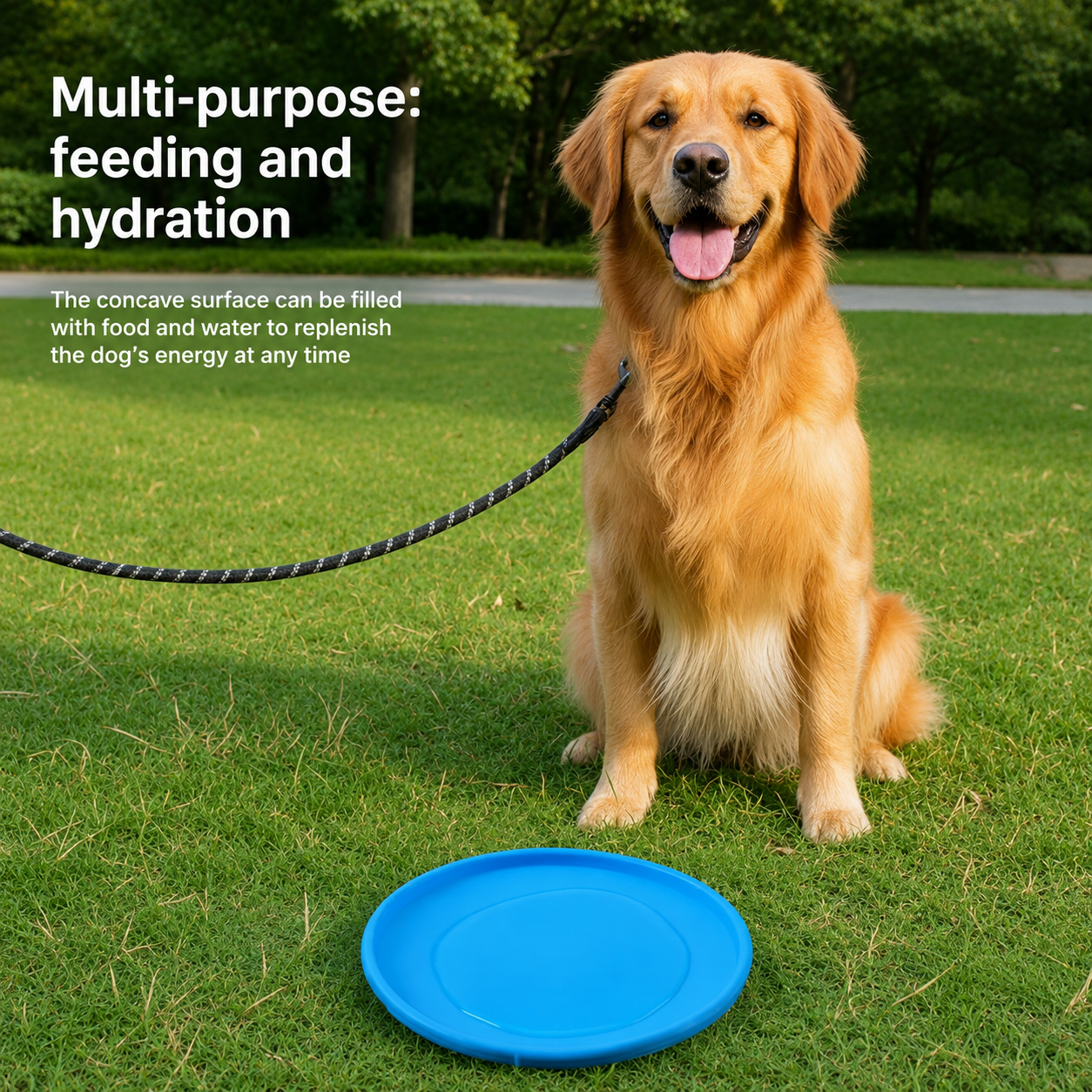 DozyPaws Dog Frisbee Bite Resistant Training Toy