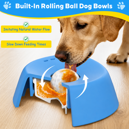 DozyPaws Slow Feeding Pet Bowl