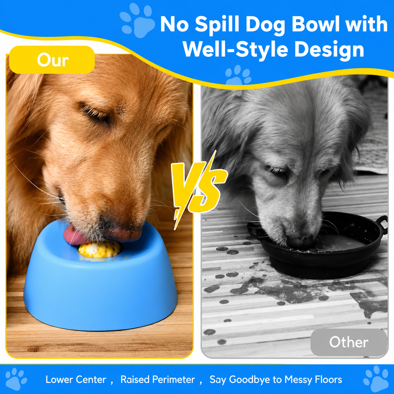 DozyPaws Slow Feeding Pet Bowl